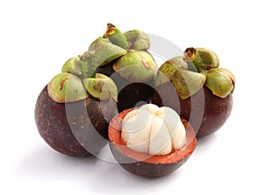 Fresh mangosteen
