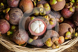 Fresh mangosteen fruit
