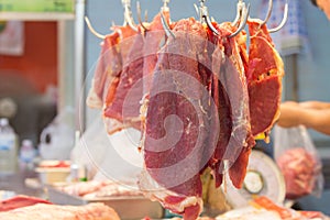 Fresh meat hang on spike in asain market.