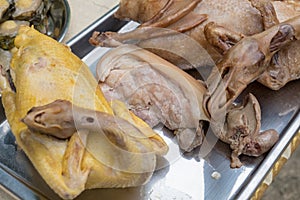 Fresh Meats - Chicken and Duck are food on Ancestor Worship