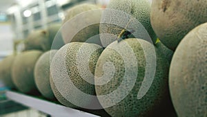 Fresh melon on display