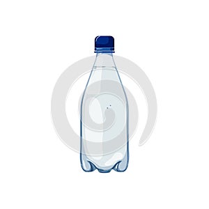 fresh mineral water bottle cartoon vector illustration