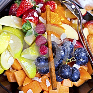 Fresh mixed fruit salad