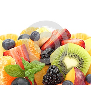 Fresh mixed fruit salad