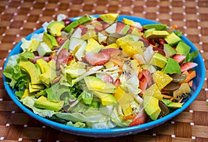 Fresh mixed fruits salad