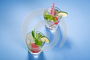 Fresh mojito cocktails