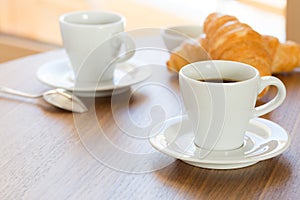 Fresh morning coffee.