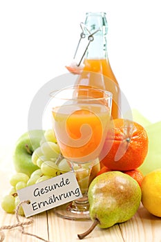 Fresh multivitamin juice