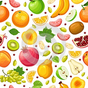 Fresh Natural Food Seamless Pattern