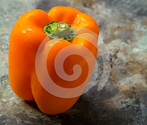 Fresh Orange Bell Pepper