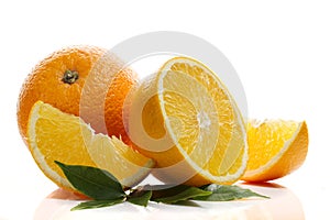 Fresh orange fruit