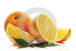 Fresh orange fruit