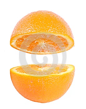 Fresh orange isolated