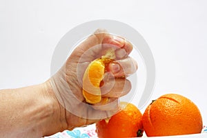 Fresco naranja jugo 