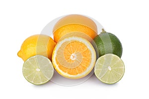 Fresh orange,lemon and citrus fruits