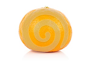 Fresh orange mandarine isolated on white