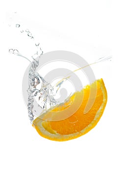 Fresh orange splash