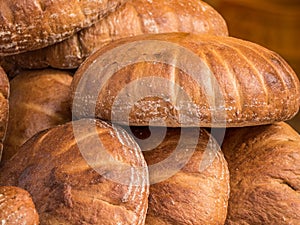 Fresh organic bread