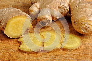Fresh organic ginger