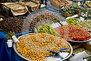 Fresh Organic Hawthorns At A Street Market