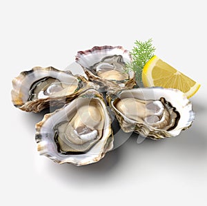 organic oysters delicacy for appetizer