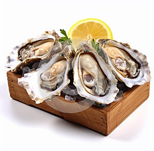 organic oysters delicacy for appetizer