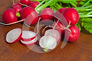 Fresh organic radish
