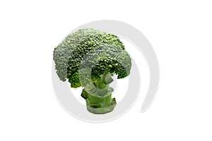 Fresh organic raw broccoli isolated