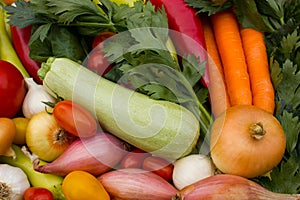 Fresh organic vegetables