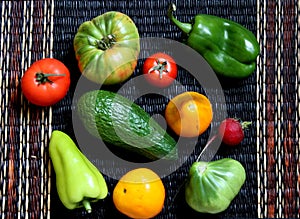 Fresh organic vegetables for health