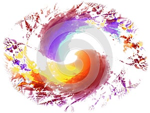 Fresh Paint Brush Splatters