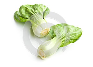 Fresh pak choi cabbage.