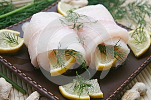 Fresh pangasius fish