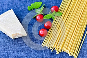 Fresh pasta ingredients