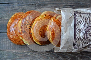 Fresh pastries from a market, qogal