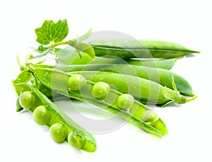 Fresh pea fruit