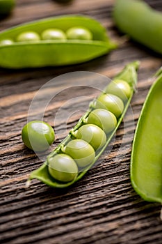 Fresh pea fruit