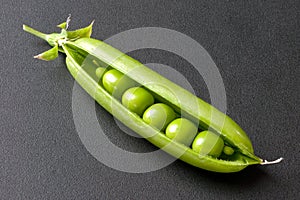 Fresh Pea Pod, Open