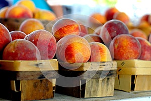 Fresh peaches
