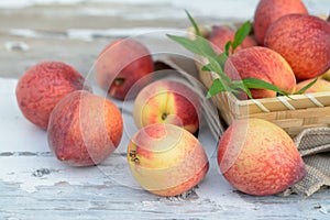 Fresh peachs
