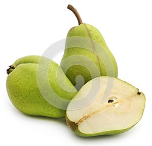 Fresh pear sliced