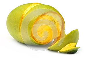 Fresh peeled mango
