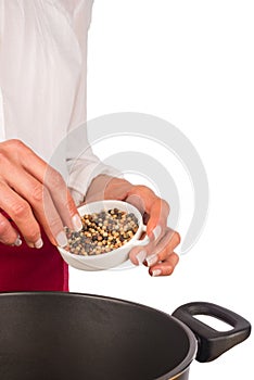 Pepper grains