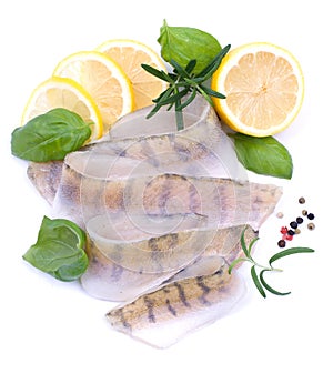 Fresh pikeperch fillet