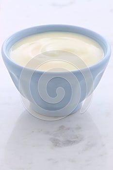 Fresh plain yogurt