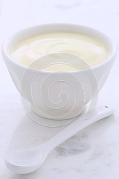 Fresh plain yogurt