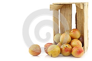 Fresh pluots (Prunus salicina Ã— armeniaca)
