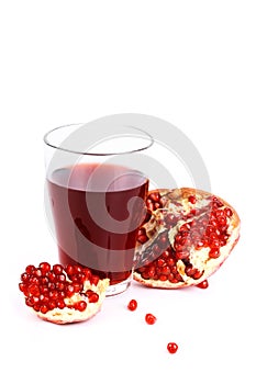 Fresh pomegranate juice