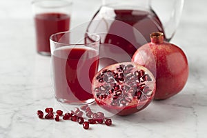 Fresh pomegranate juice