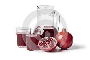 Fresh pomegranate juice